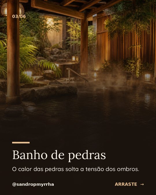 Tela 3 do carrossel Um dia no Spa Lúmen (spa imaginário)