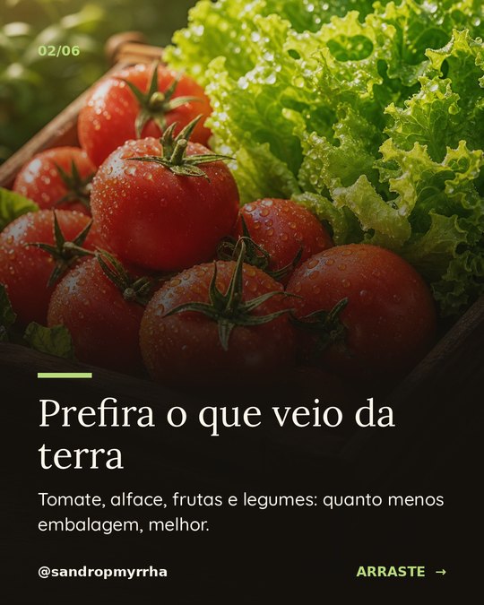Tela 2 do carrossel Coma mais comida de verdade